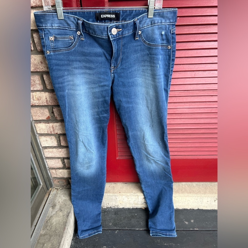Express Stretch Legging Low Rise Women's Denim Skinny Jeans Size 8L